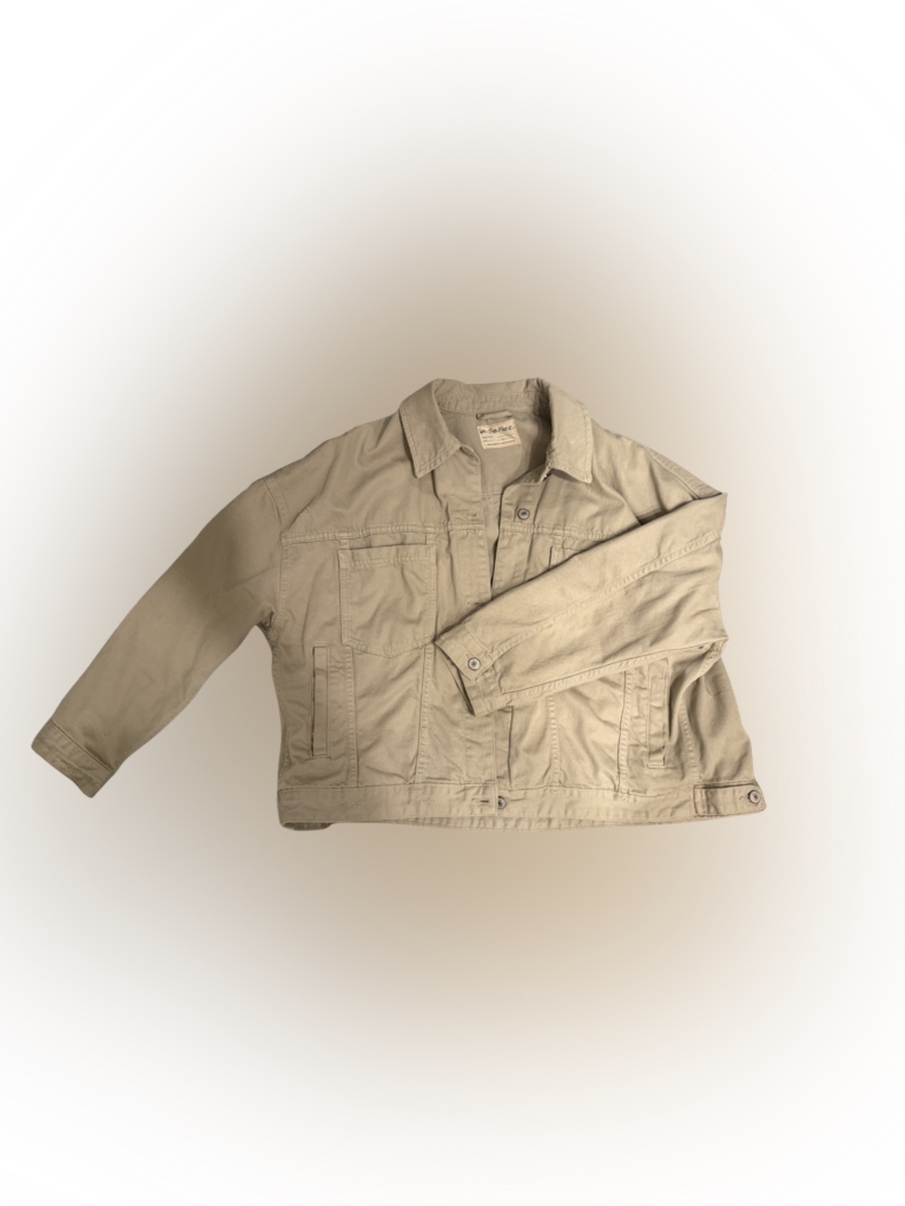 We The Free Beige Jean Jacket